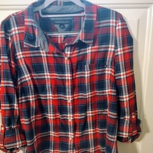 Tommy Hilfiger Flannel Women's L